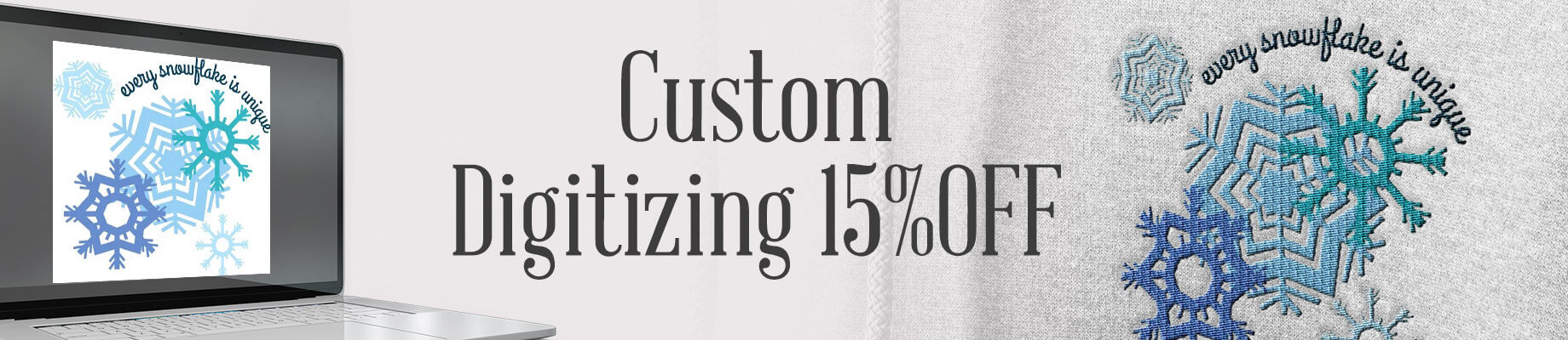 Custom Digitizing 15% Off